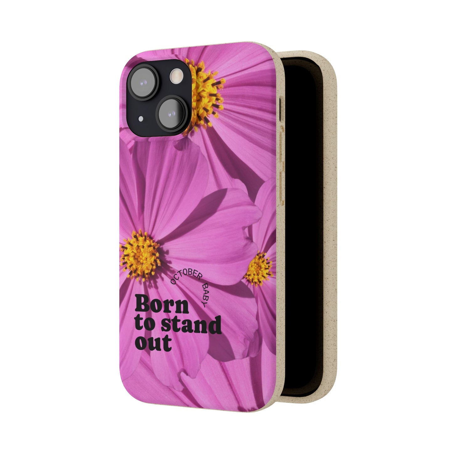 October Eco-friendly birth flower - Biodegradable case