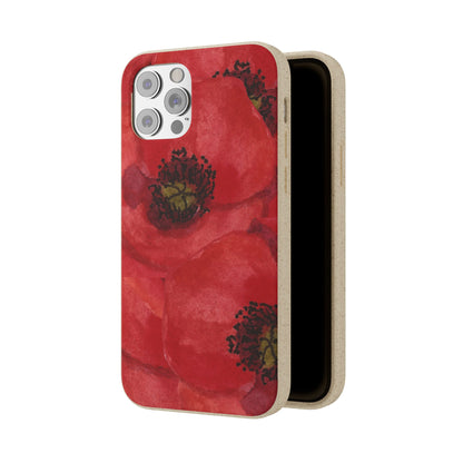 Poppy flower - Biodegradable case