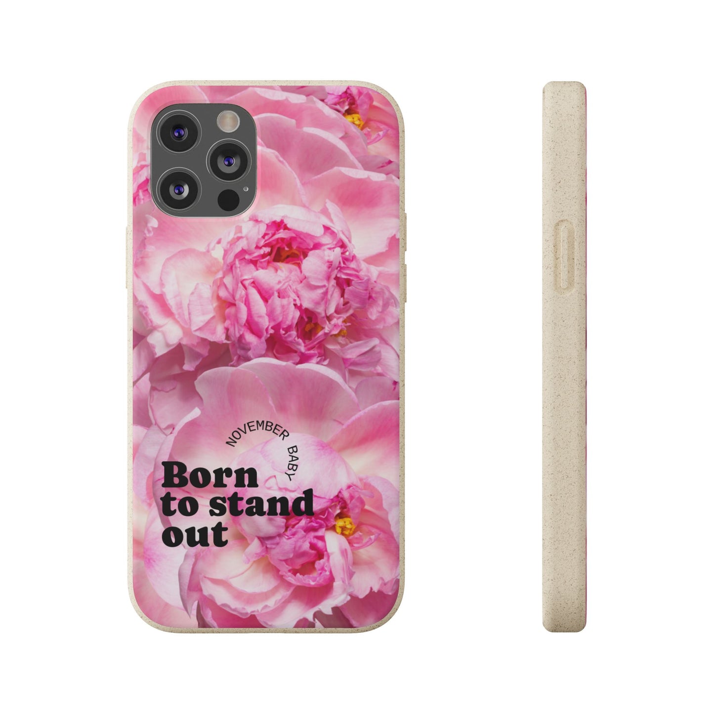 November Eco-friendly birth flower - Biodegradable case
