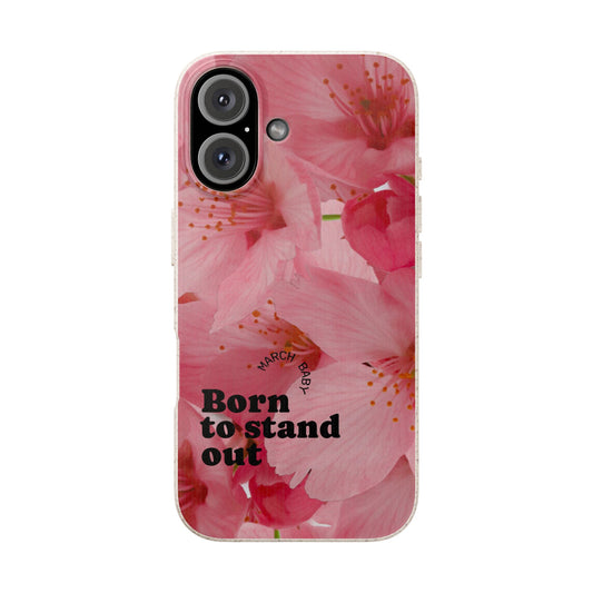March Eco-friendly birth flower - Biodegradable case
