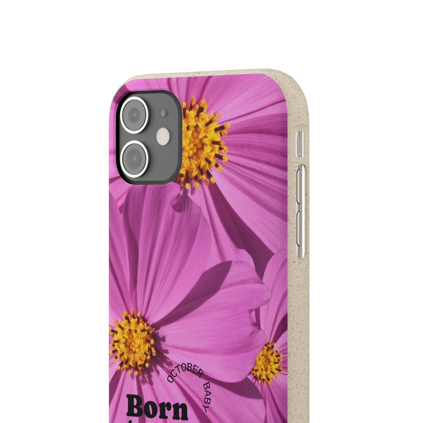 October Eco-friendly birth flower - Biodegradable case