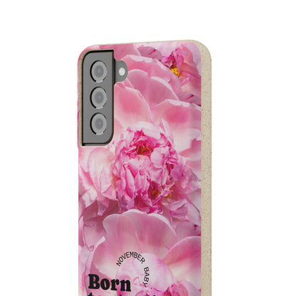 November Eco-friendly birth flower - Biodegradable case