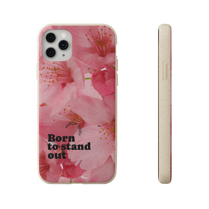 March Eco-friendly birth flower - Biodegradable case