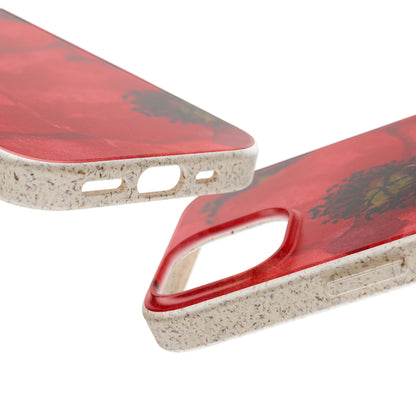 Poppy flower - Biodegradable case
