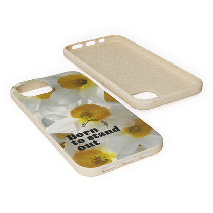 December Eco-friendly birth flower - Biodegradable case