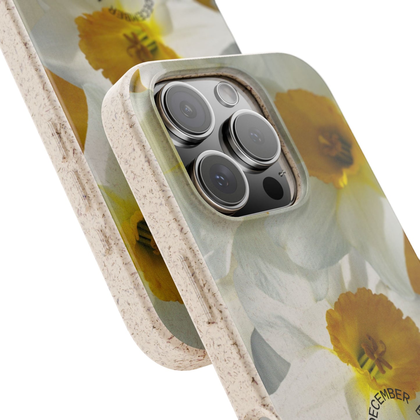 December Eco-friendly birth flower - Biodegradable case