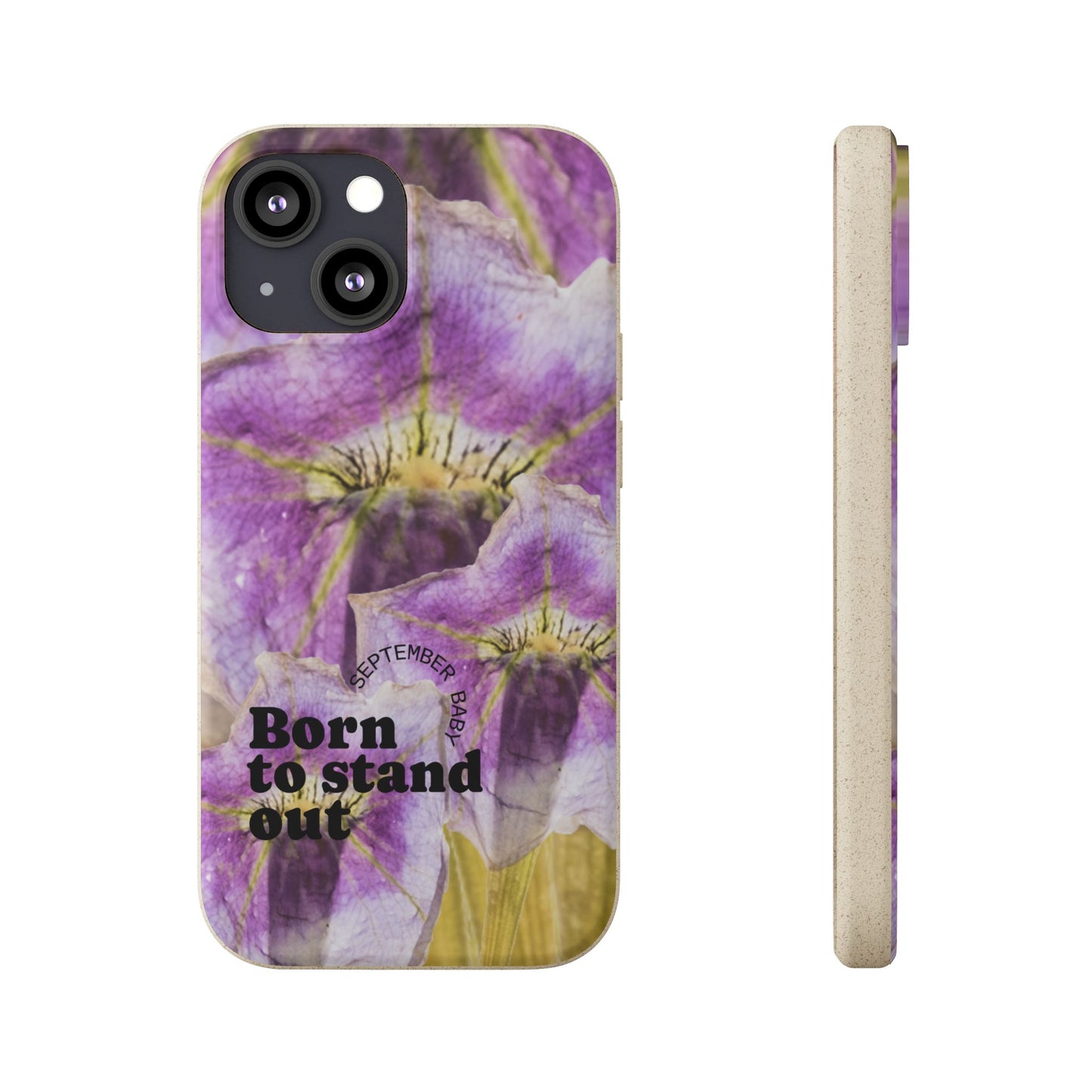 September Eco-friendly birth flower - Biodegradable case