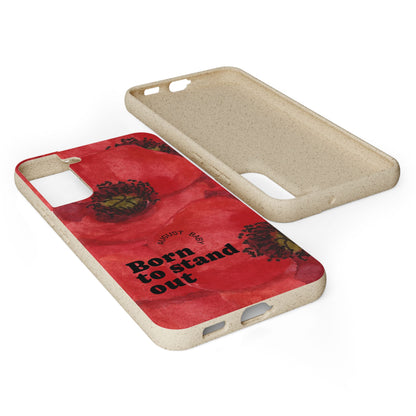 August Eco-friendly birth flower - Biodegradable case