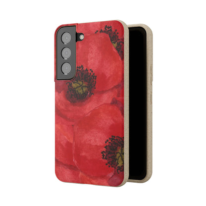 Poppy flower - Biodegradable case