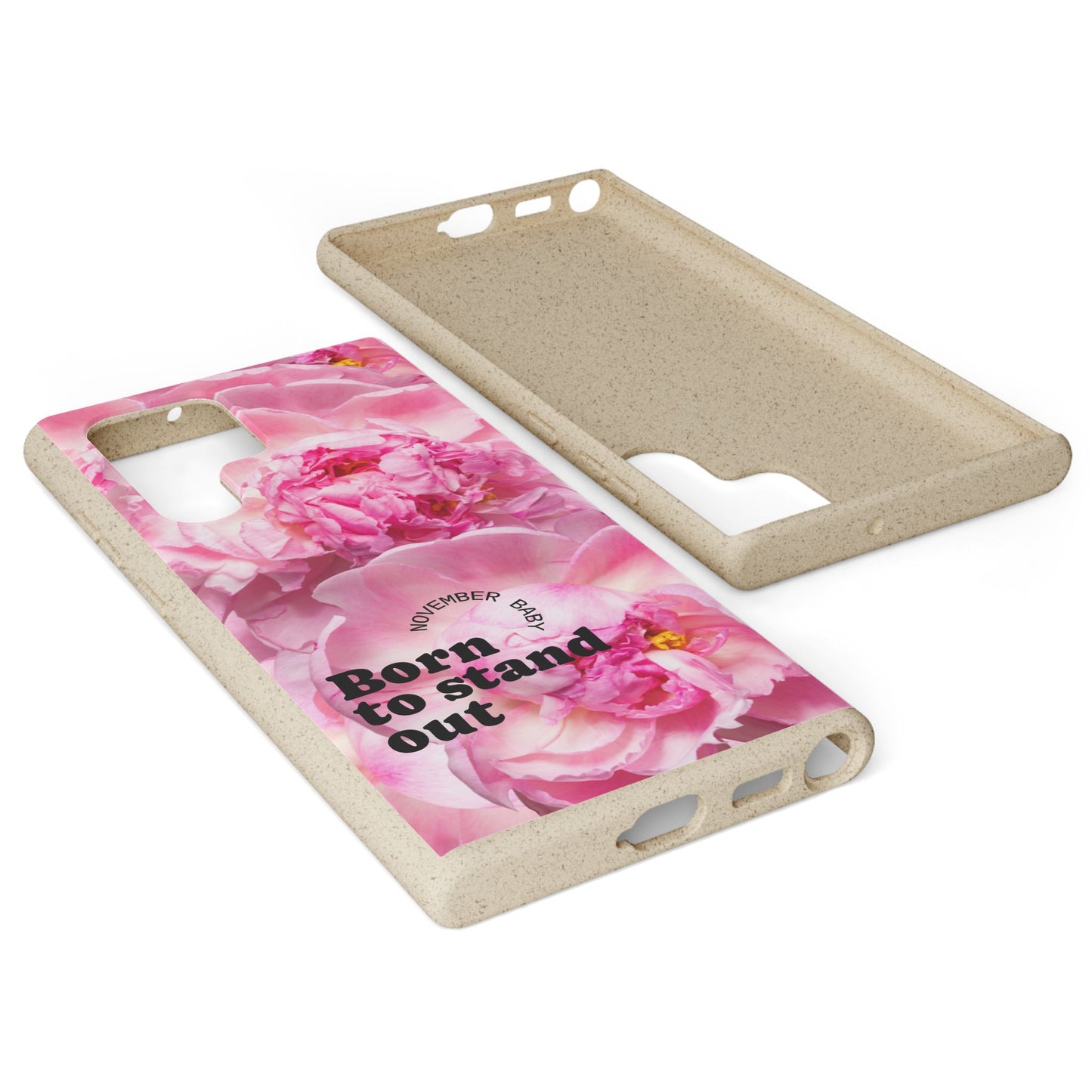 November Eco-friendly birth flower - Biodegradable case