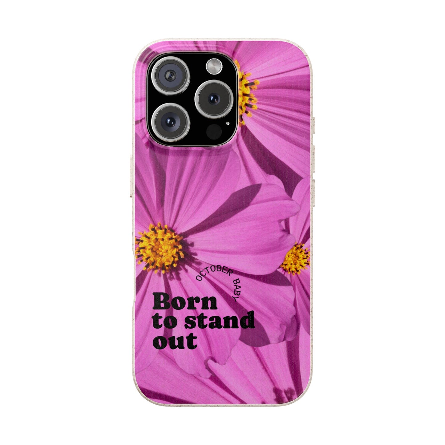 October Eco-friendly birth flower - Biodegradable case