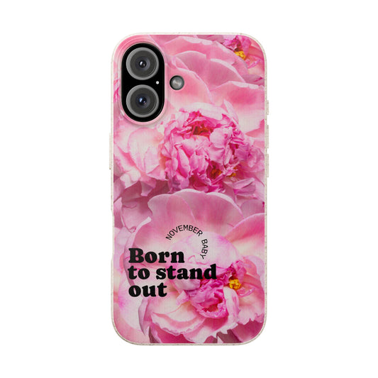 November Eco-friendly birth flower - Biodegradable case