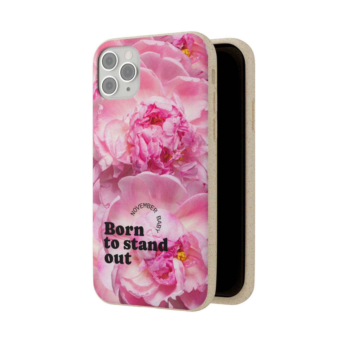 November Eco-friendly birth flower - Biodegradable case