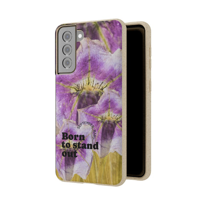 September Eco-friendly birth flower - Biodegradable case