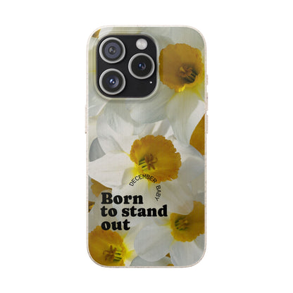 December Eco-friendly birth flower - Biodegradable case