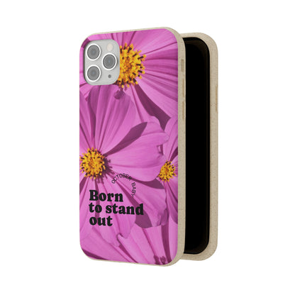 October Eco-friendly birth flower - Biodegradable case