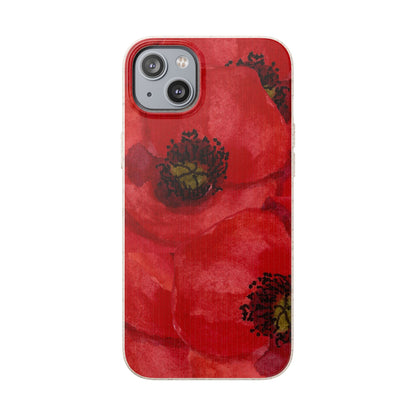 Poppy flower - Biodegradable case