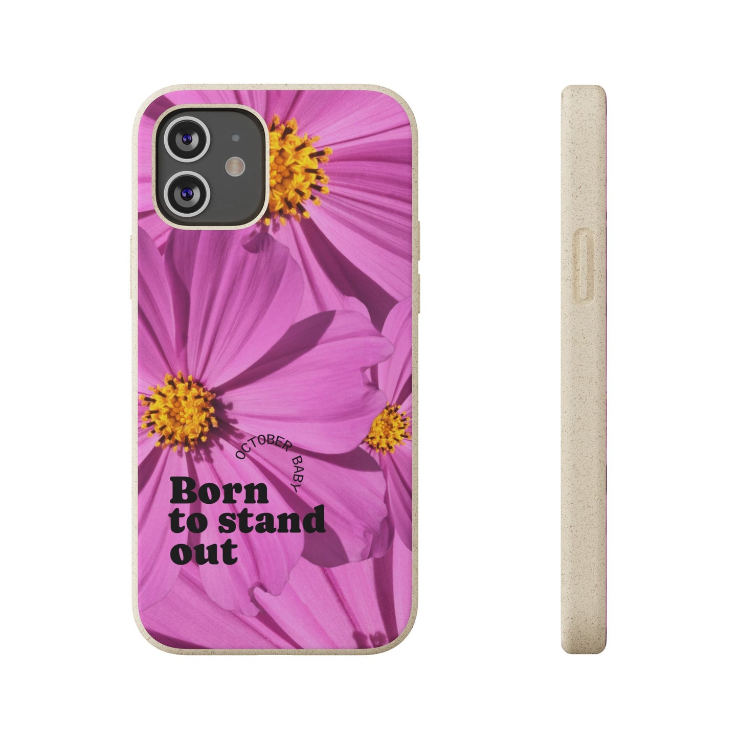 October Eco-friendly birth flower - Biodegradable case
