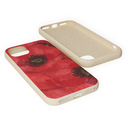 Poppy flower - Biodegradable case