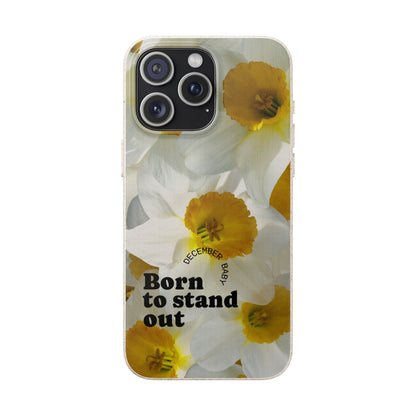 December Eco-friendly birth flower - Biodegradable case