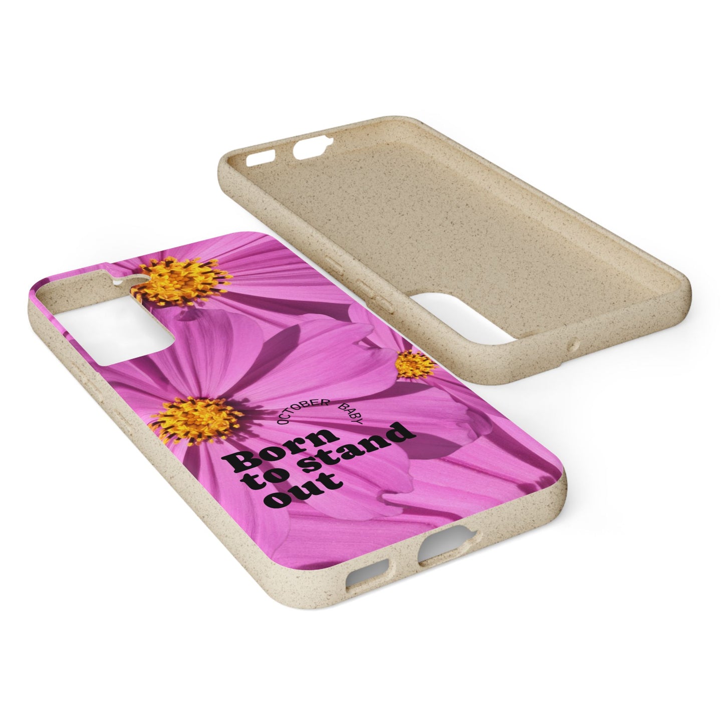 October Eco-friendly birth flower - Biodegradable case