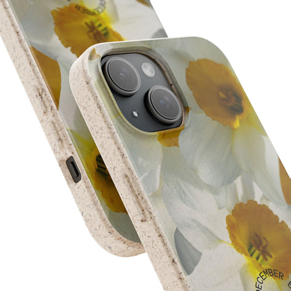 December Eco-friendly birth flower - Biodegradable case