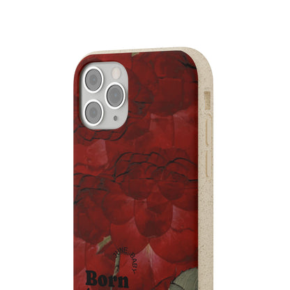 June Eco-friendly birth flower - Biodegradable case