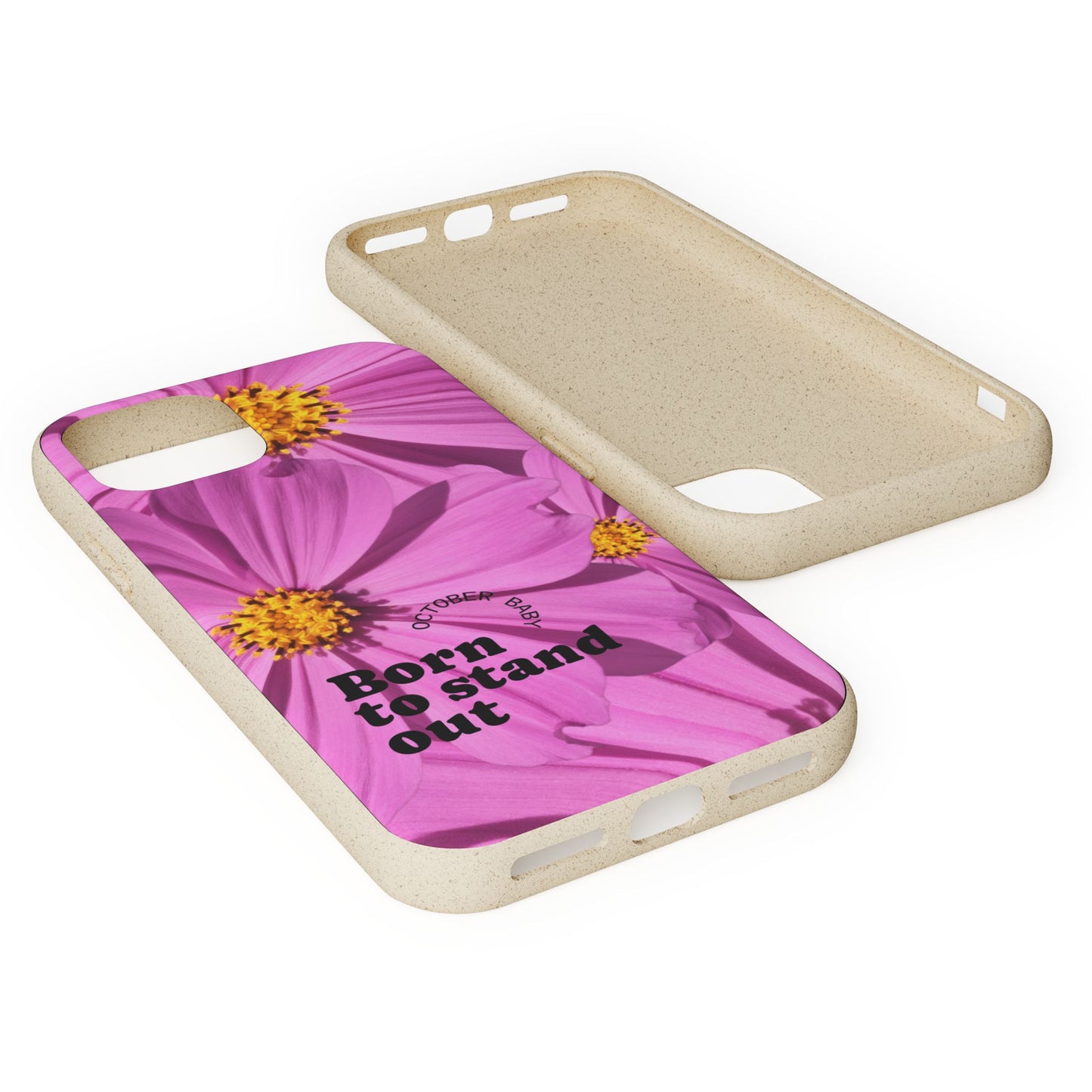 October Eco-friendly birth flower - Biodegradable case