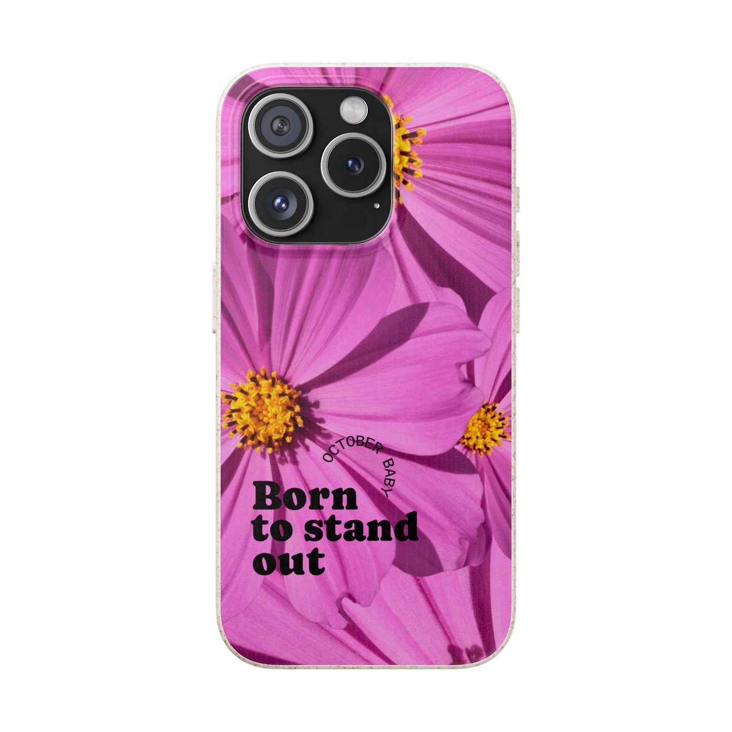 October Eco-friendly birth flower - Biodegradable case