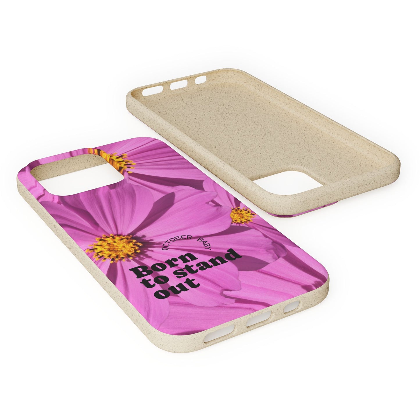 October Eco-friendly birth flower - Biodegradable case