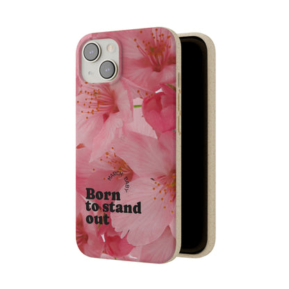 March Eco-friendly birth flower - Biodegradable case