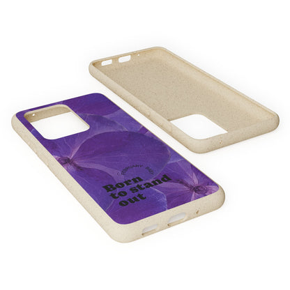 Eco-Friendly February birth flower - Biodegradable case