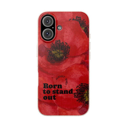 August Eco-friendly birth flower - Biodegradable case