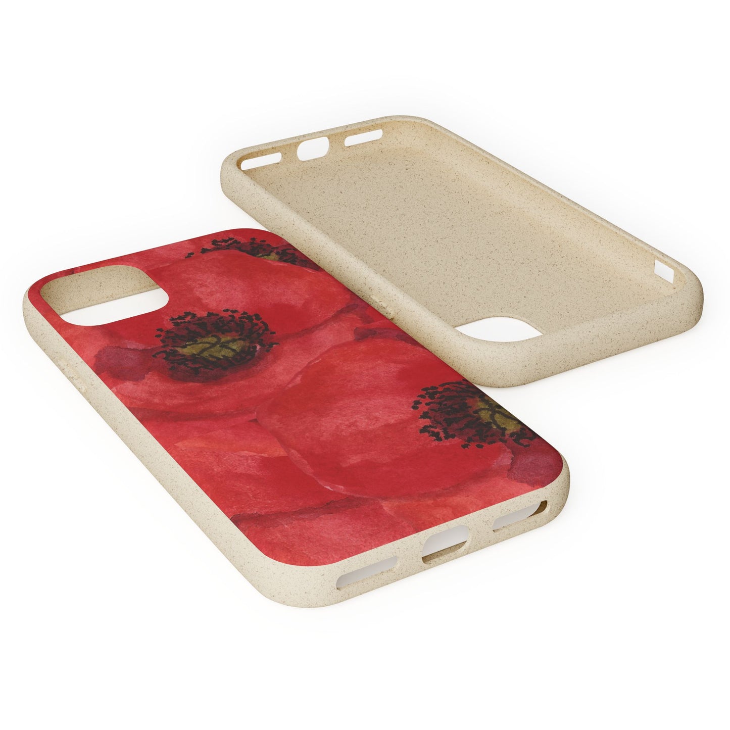 Poppy flower - Biodegradable case