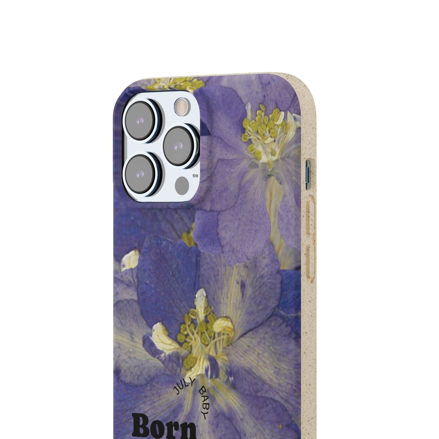 July Eco-friendly birth flower - Biodegradable case
